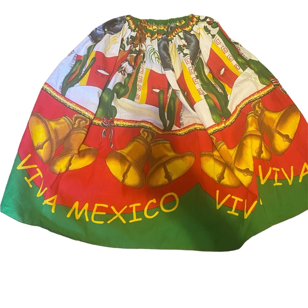 Mexico Folk Flag Skirt
